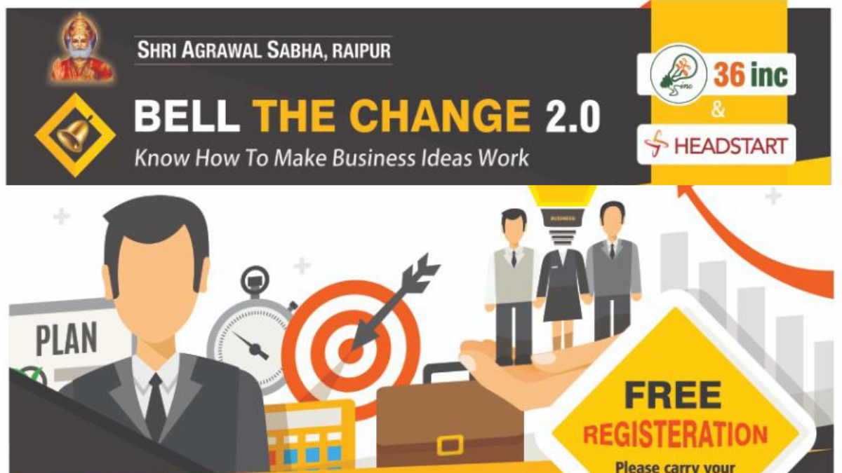 युवाओं के लिए श्री अग्रवाल सभा का अनोखा आयोजन, ‘बेल द चेंज 2.0’ के जरिए देंगे स्टार्टअप बिजनेस की जानकारी…