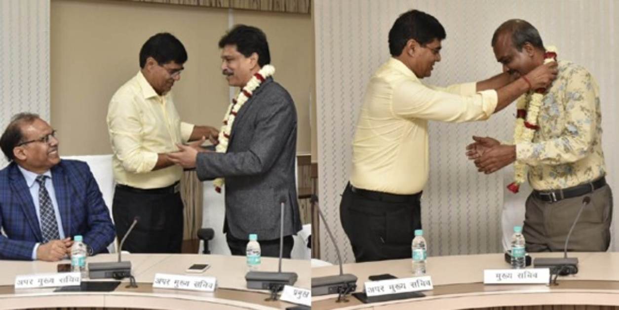नए मुख्य सचिव आरपी मंडल ने पदभार किया ग्रहण, केडीपी राव और सुनील कुजूर को दी गई विदाई