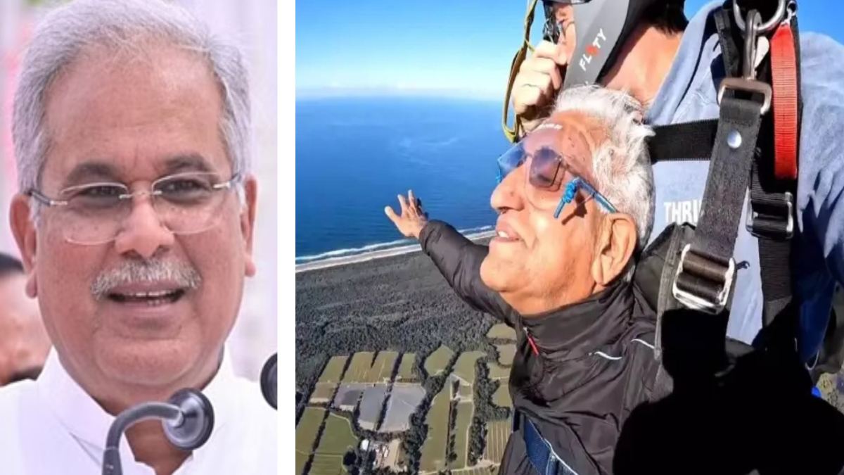 TS singhdeo skydiving VIDEO : ‘वाह महाराज साहब! आपने तो कमाल कर दिया!’ सीएम भूपेश ने की ‘बाबा’ की तारीफ, कहा- हौसले यूं ही बुलंद रहें…