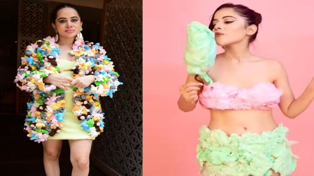 Video : Urfi Javed का एक और अतरंगी अंदाज, पहन लिया टेडी से बना जैकेट …