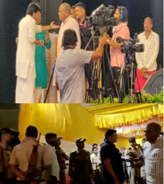 बागेश्वर धाम के पंडित धीरेंद्र शास्त्री की कथा में विवादः OBC आयोग अध्यक्ष गौरीशंकर के साथ अभद्रता, दिव्य दरबार में बाउंसरों ने की बदतमीजी