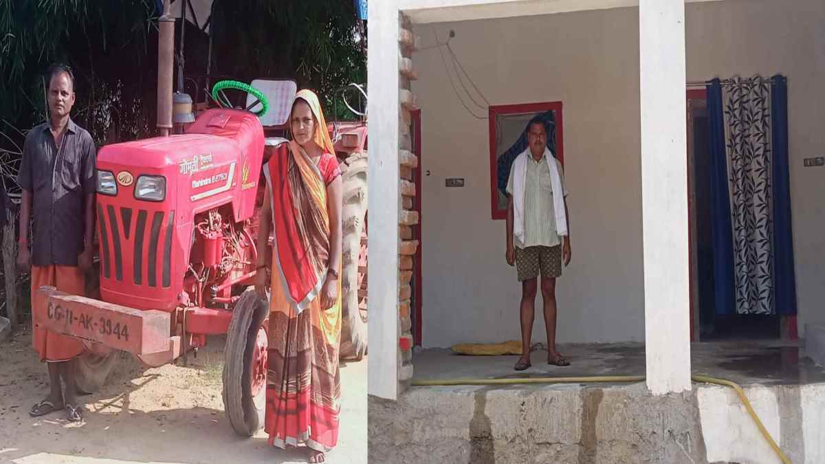 CG में गोधन न्याय योजना बनी वरदानः गोबर बेचकर पशुपालकों को मिले 12.76 करोड़, रमेश ने पूरा किया सपनों का अधूरा मकान, पार्वती ने भरी ट्रैक्टर की किश्त…