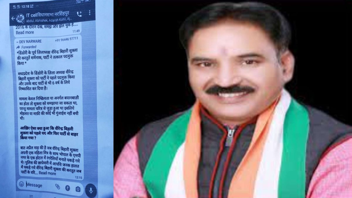 कांग्रेस से निष्काषित पूर्व जिला अध्यक्ष ने थाने में की शिकायत, छवि धूमिल करने के लगाए आरोप, जानिए क्या है पूरा मामला ?