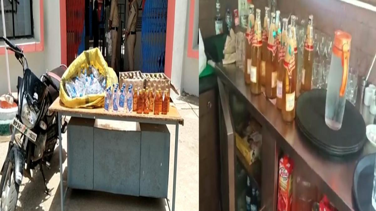 पुलिस की कार्रवाई: अवैध शराब परिवहन करते 2 आरोपी धराए, इधर रिसोर्ट में पुलिस ने दी दबिश, भारी मात्रा में शराब और बियर बरामद