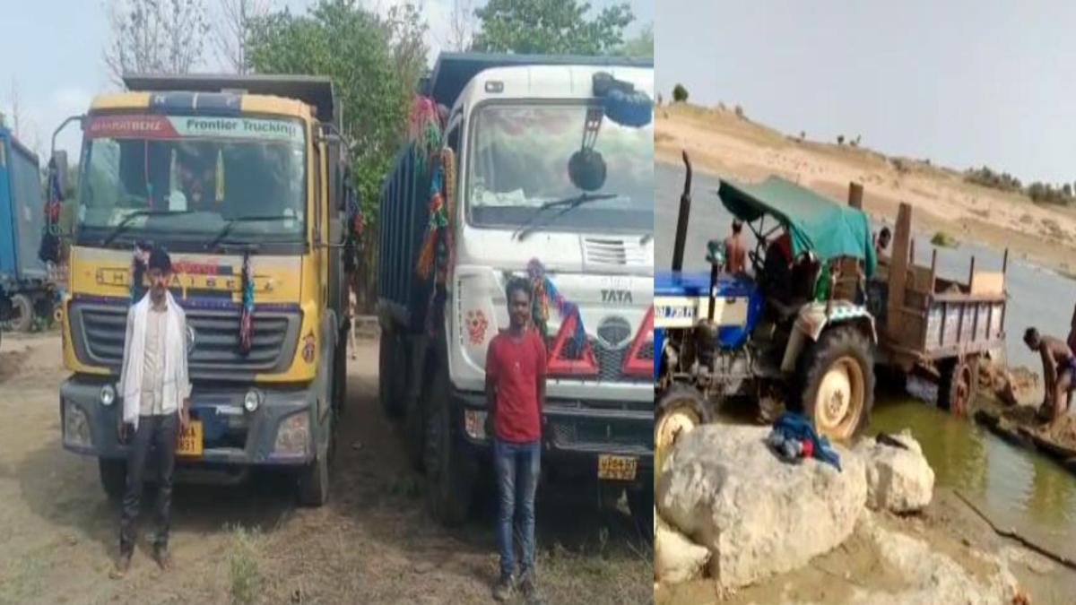MP: चंबल नदी से अवैध रेत का खनन जारी, कांग्रेस ने पुलिस पर माफियाओं को संरक्षण देने के लगाए आरोप,   सिंगरौली में स्टोन डस्ट से भरे 2 हाइवा जब्त