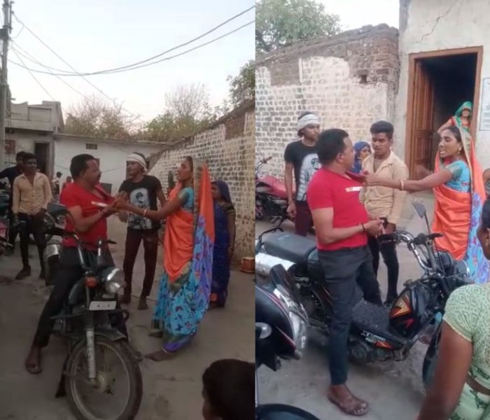 पूर्व पार्षद की पिटाई: महिला ने चप्पलों से की धुनाई, पुलिस में शिकायत करने से किया इंकार, Video Viral