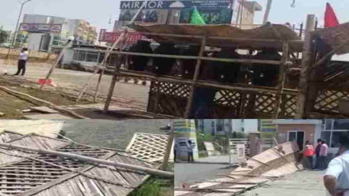 राजधानी में अवैध बीयर बार पर चला बुलडोजर: सरकारी जमीन पर अतिक्रमण कर संचालित हो रहा था बार, शिकायत के बाद प्रशासन ने की कार्रवाई