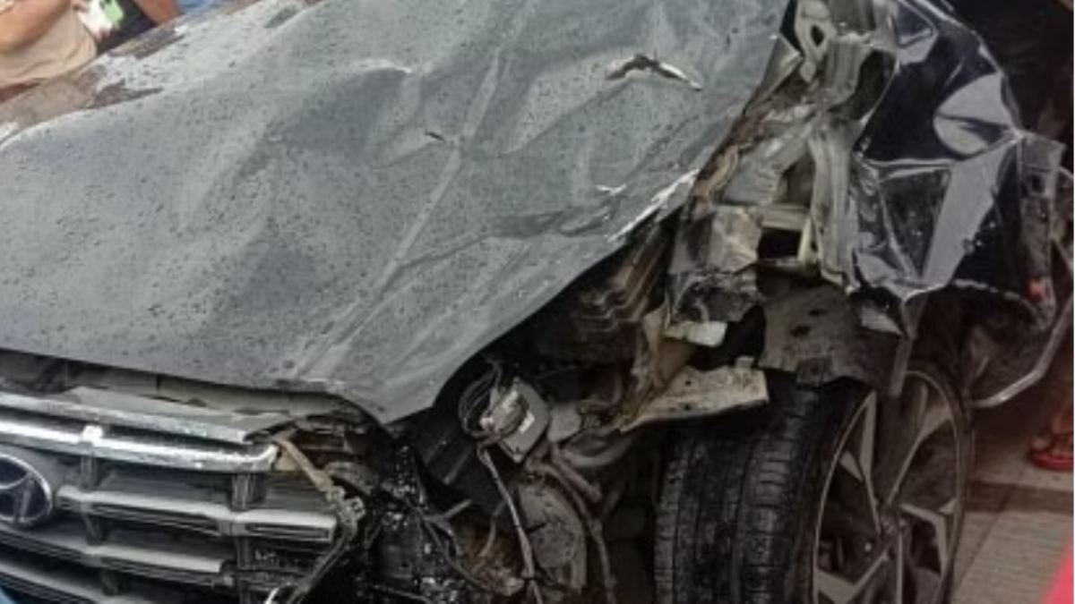 तेज रफ्तार क्रेटा कार ने बाइक को मारी टक्कर, 2 की दर्दनाक मौत