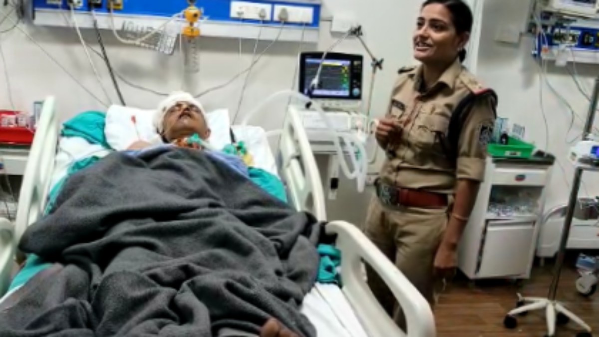 महिला सूबेदार ने बचाई बुजुर्ग की जान: सड़क हादसे में घायल होने पर समय रहते अपनी गाड़ी से पहुंचाया अस्पताल 
