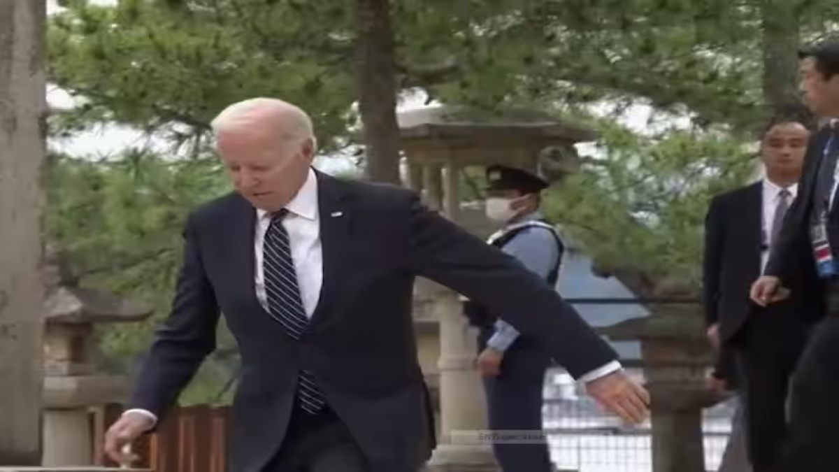 Joe Biden at G7 Summit: सीढ़ियों से गिरते-गिरते बचे American President Biden, देखिए VIDEO