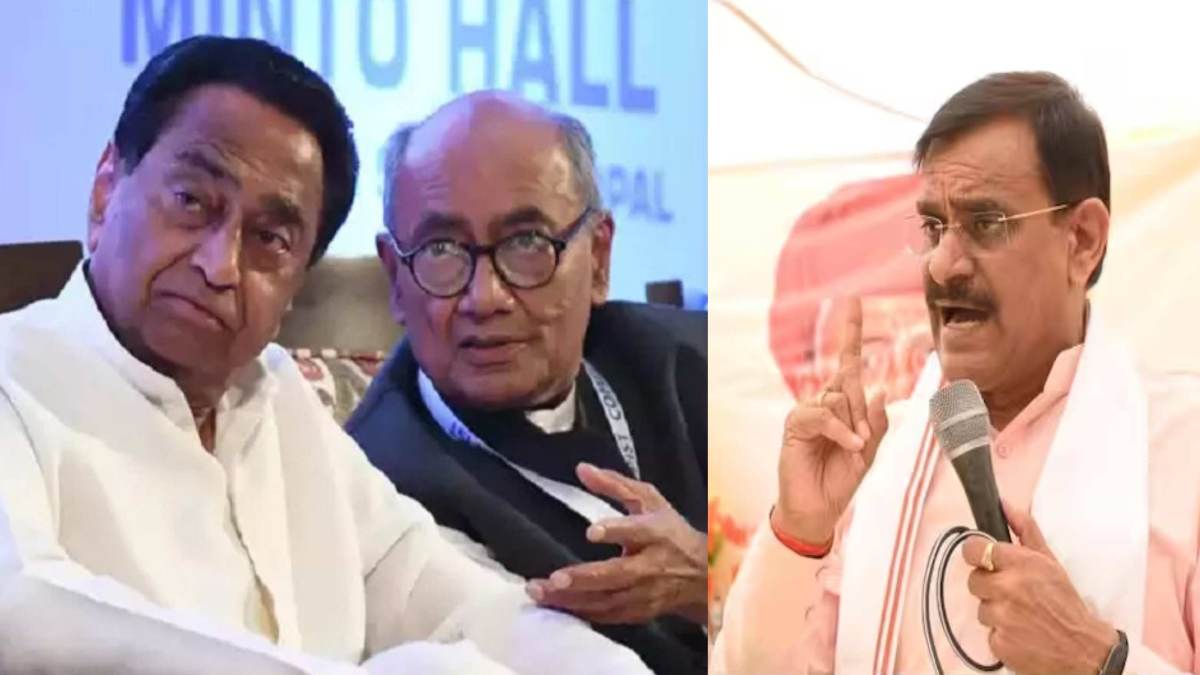 कमलनाथ-दिग्विजय पर फिर बरसे वीडी शर्मा: कहा- 15 महीने कमीशन नाथ की चली सरकार, मैं उनके कद का नहीं बनना चाहता, हिंदू राष्ट्र से दिग्विजय-कांग्रेस को भय क्यों ?