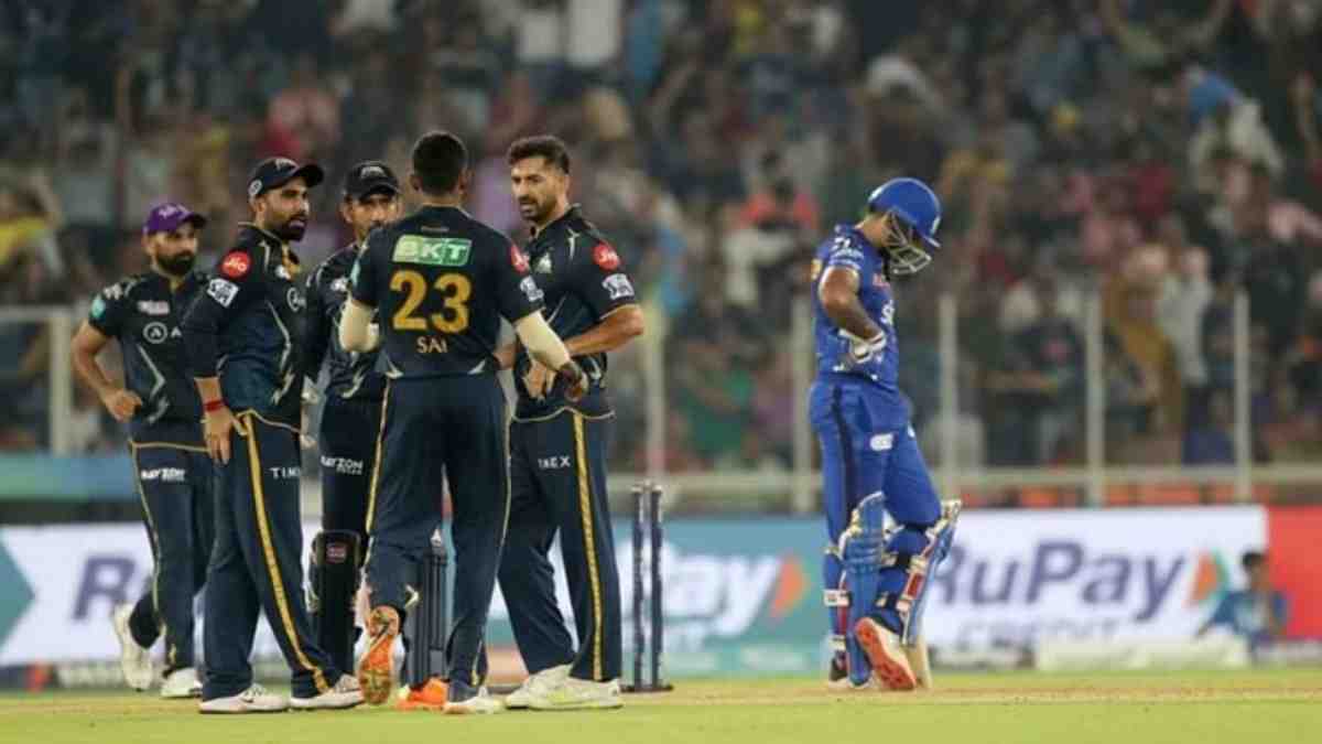 IPL 2023 : दूसरी बार फाइनल में पहुंची गुजरात, मुंबई को 62 रन से हराया