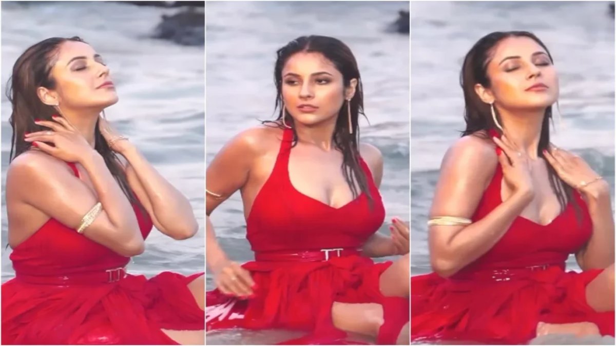 Shahnaz Gill Hot Photos: शहनाज ने बरपाया हुस्न का कहर, रेड फ्रॉक में दिखीं कातिलाना, फैंस बोले – मार ही डालोगी…