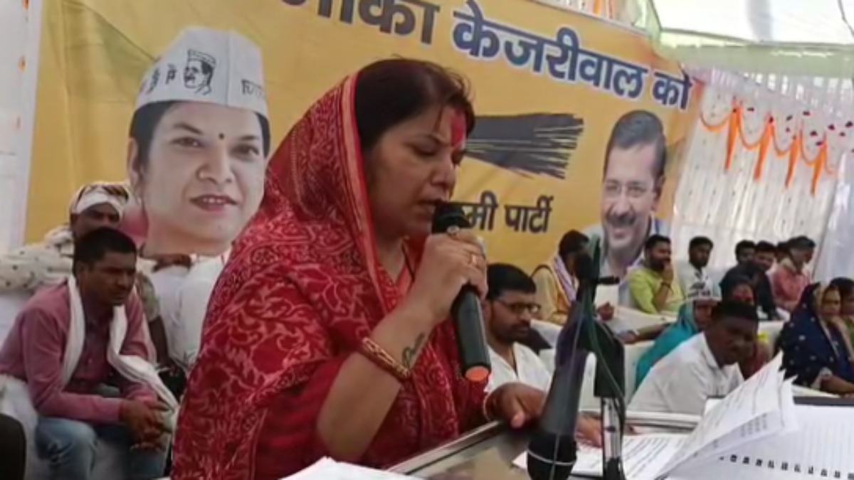 रानी अग्रवाल बोलीं- प्रदेश में चल रहा माफिया राज, विपक्ष में बैठी कांग्रेस विरोध करने की जगह देख रही तमाशा, इसलिए इस बार ‘आप’ को दें मौका