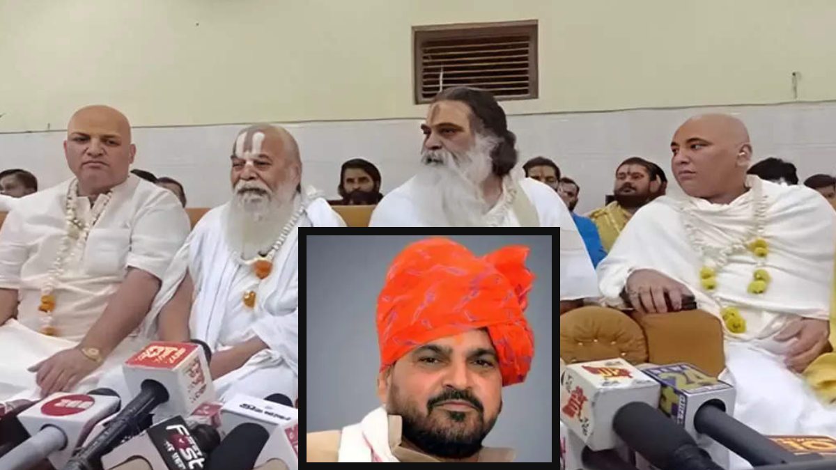 यौन शोषण के आरोपी बृजभूषण के समर्थन में उतरे साधु-संत, सरकार से की ये मांग…