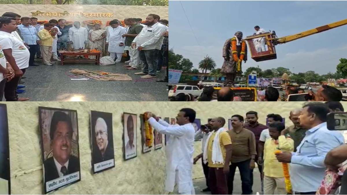 झीरम हमला की 10वीं बरसी : पीसीसी चीफ मरकाम ने महेंद्र कर्मा की प्रतिमा पर किया माल्यार्पण, जगदलपुर विधायक ने शहीद स्मारक पहुंचकर दी श्रद्धांजलि