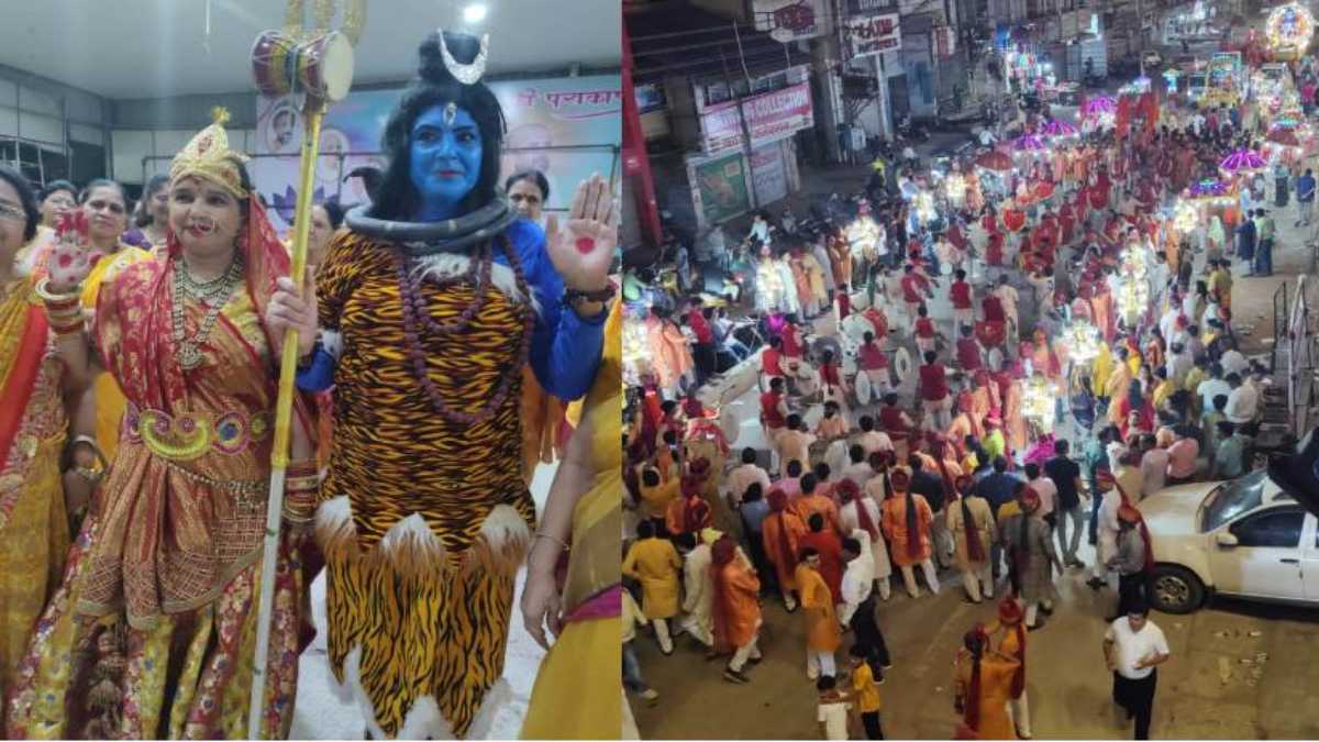 महेश नवमी पर निकली भव्य शोभायात्रा, जगह-जगह हुआ स्वागत