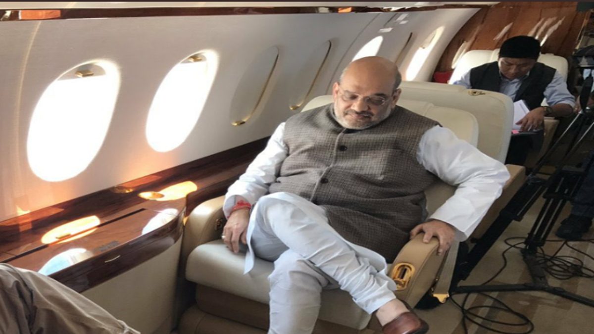 अमित शाह की राह में मौसम बना रोड़ा: बालाघाट में लैंड नहीं हो सका विमान, वापस रायपुर लौटा प्लेन
