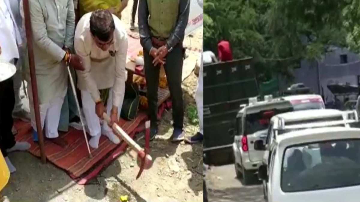 भाजपा विधायक का अनोखा अंदाज: डीजे लेकर 18 किमी सड़क का भूमि पूजन करने निकले, कहा- लंबे समय से थी रोड की मांग