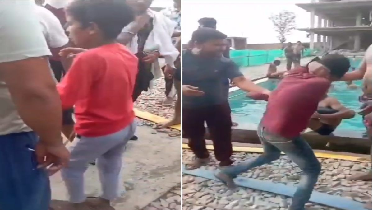 बिना परमिशन के अवैध स्विमिंग पूल में बच्चों को जाना पड़ा भारी: पूल संचालक ने बच्चों से की मारपीट, VIDEO VIRAL