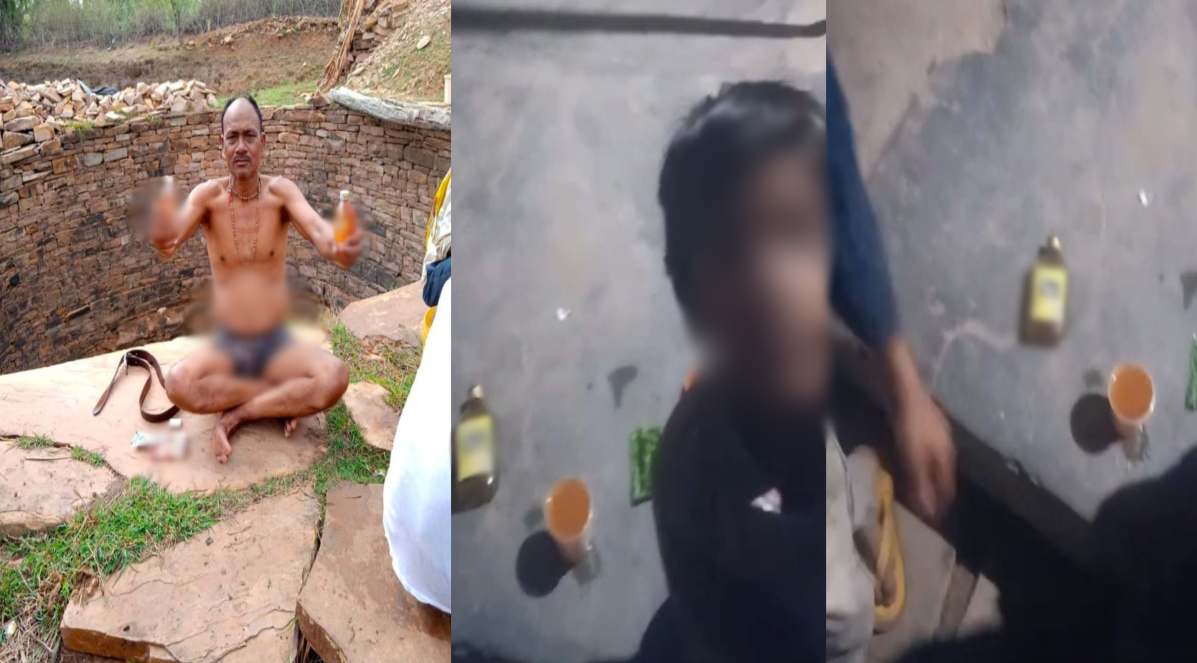 टीचर की बेहूदा हरकत: ऑफिसियल ग्रुप में डाली शराब के साथ अर्धनग्न फोटो, इधर बच्चों का शराब पीते VIDEO वायरल