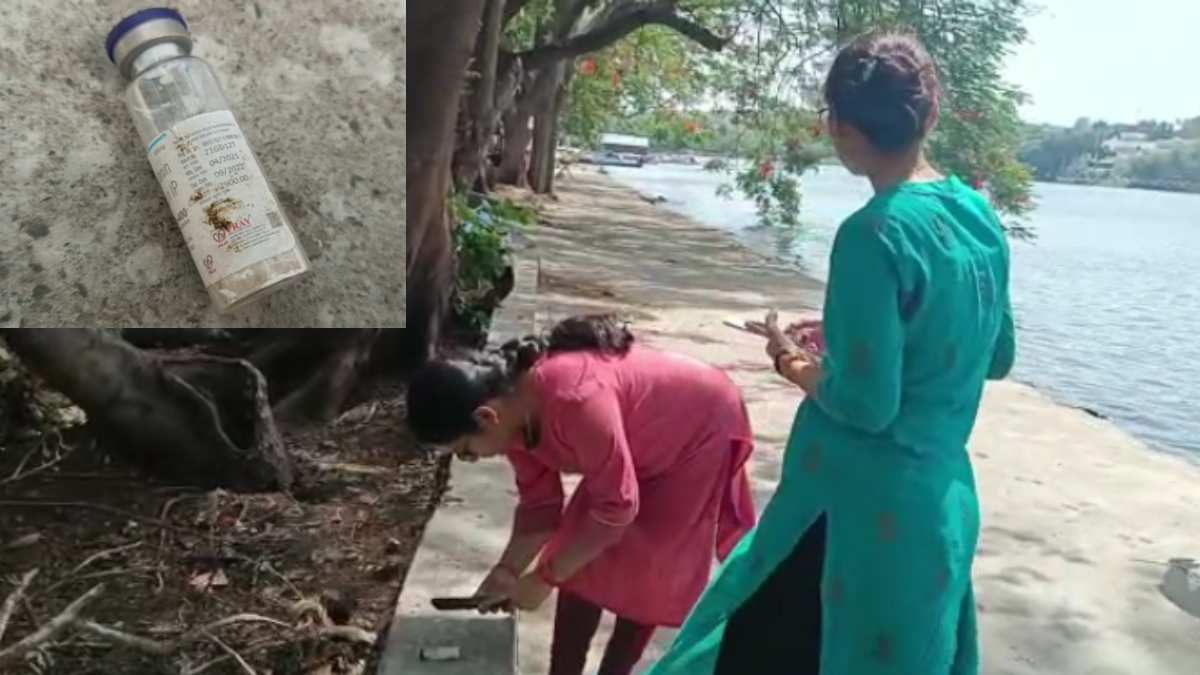 भोपाल के छोटे तालाब में मिलीं एक्सपायरी डेट की एंटीबायोटिक दवाएं, 30 लाख है कीमत, ड्रग्स की टीम कर रही जांच