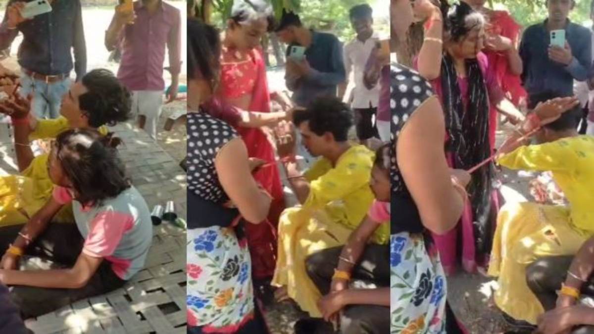 Bhopal में नकली किन्नरों की पिटाई, VIDEO: 3 युवक नकली किन्नर बन कर रहे थे उगाही, असली किन्नरों ने पकड़कर किया पुलिस के हवाले