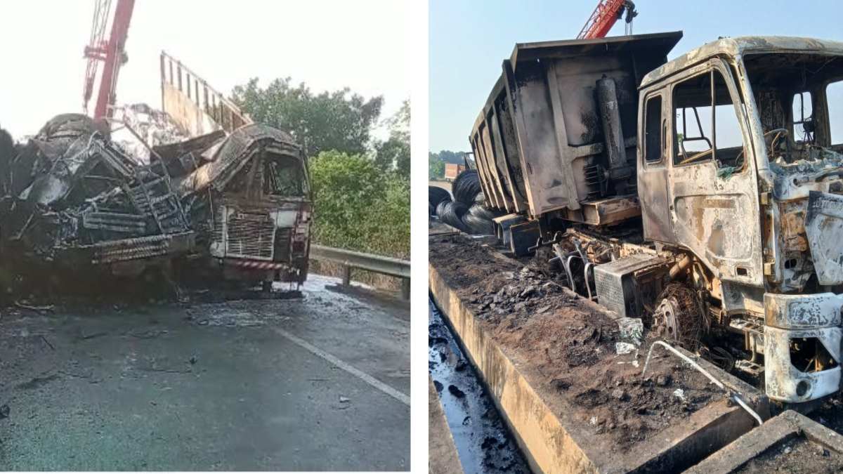 CG NEWS : NH-53 पर खड़ी ट्रक को दो ट्रकों ने मारी ठोकर, वाहन में लगी आग, एक चालक की जलकर मौत