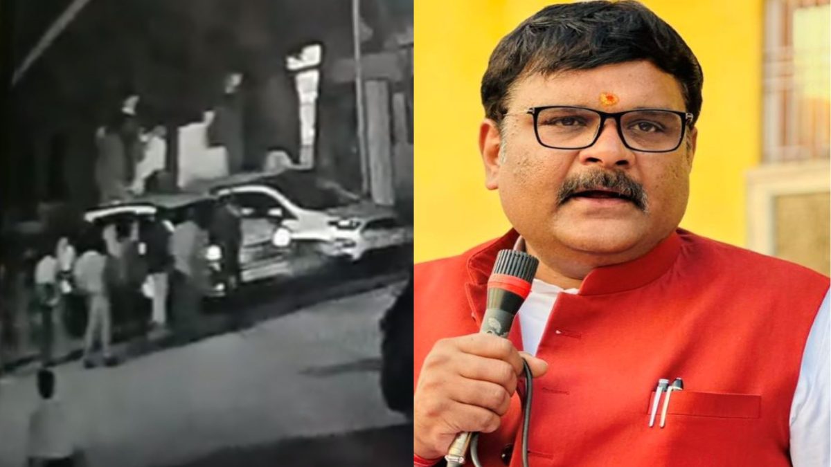 BJP नेता बना गुंडा! पुलिस वाले को थप्पड़ मारते भाजपा सांसद का Video वायरल, वर्दी फाड़ने का आरोप