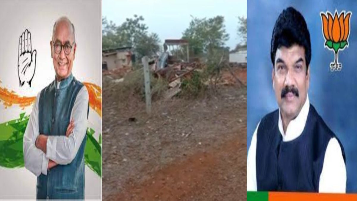 MP में दलितों के घर बुलडोजर चलने पर सियासतः दिग्विजय बोले- मंत्री के इशारे पर कार्रवाई, गोविंद राजपूत ने कहा- वन विभाग ने की, सभी को देंगे आवासीय पट्टे