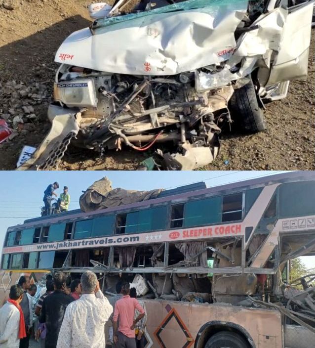 MP सड़क हादसाः आगर मालवा में दो कार में टक्कर से एक मौत, 6 गंभीर, धार में बस-ट्राला भिड़ंत में 7 घायल, बस राजस्थान से हैदराबाद जा रही थी