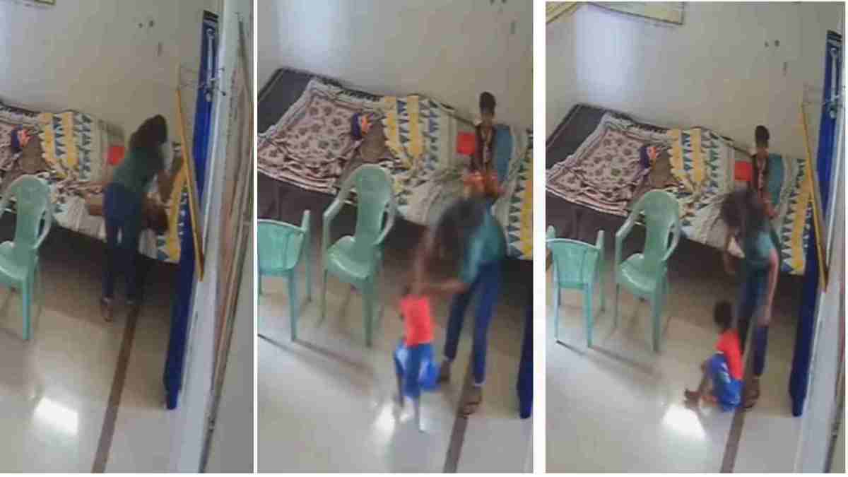 CG के दत्तक केंद्र में मासूम बच्चों की पिटाई : चिखती चिल्लाती रही बच्चियां पर प्रोग्राम मैनेजर पिटती रही, एक मासूम को जमीन पर पटका, देखें VIDEO…