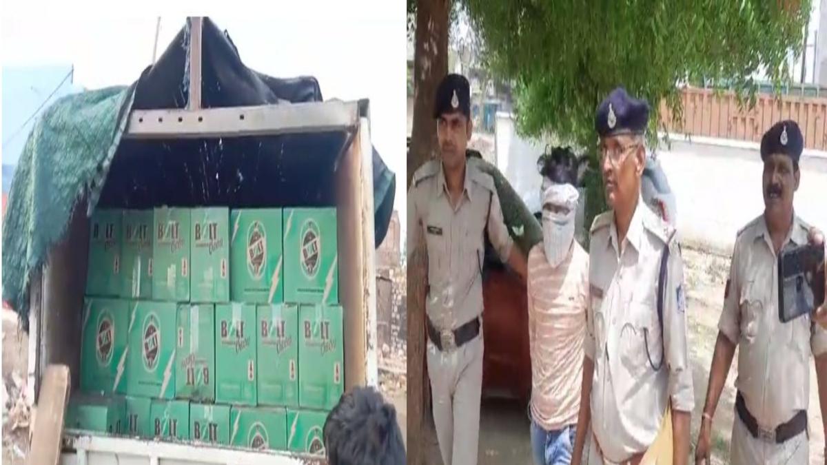 पुलिस प्रशासन के संरक्षण में अवैध शराब की ब्रिकी! शिकायत के बावजूद शराब से भरी गाड़ी पकड़ने नहीं पहुंची टीम, इधर देसी पिस्टल-रिवाल्वर, 8 कट्टे और जिंदा कारतूस के साथ तस्कर गिरफ्तार