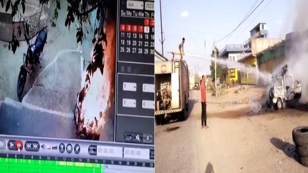 एमपी में अग्निकांड की 3 घटनाएं: इंदौर में गैस रिसाव से सिलेंडर और टीकमगढ़ में रिपेयरिंग के दौरान कार ब्लास्ट, दतिया में युवक ने बाइक में लगाई आग