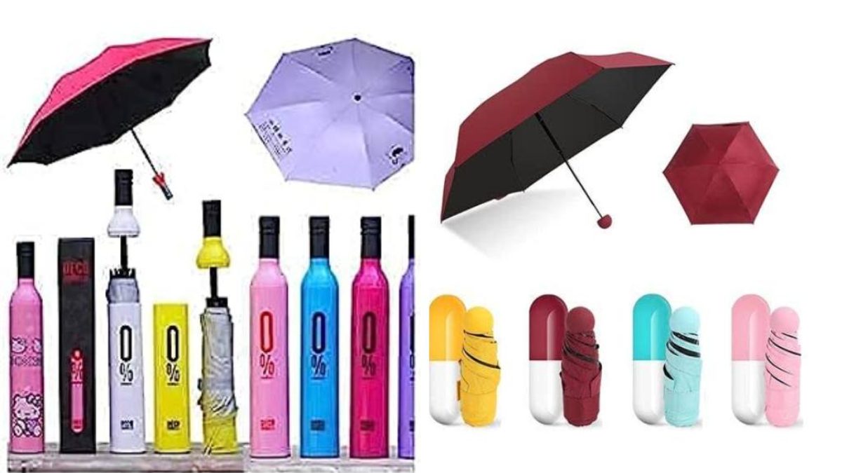 कैप्सूल और पानी की बोतल के लुक वाला छाता आपके लिए होने वाला है खास, Umbrella को कैरी करना भी है बहुत आसान