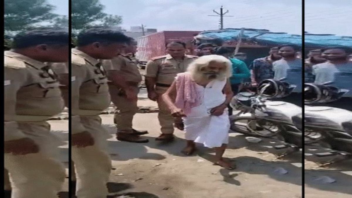 80 साल के पुजारी ने 8 साल की बच्ची से की अश्लीलता, भीड़ ने पीटकर किया पुलिस के हवाले