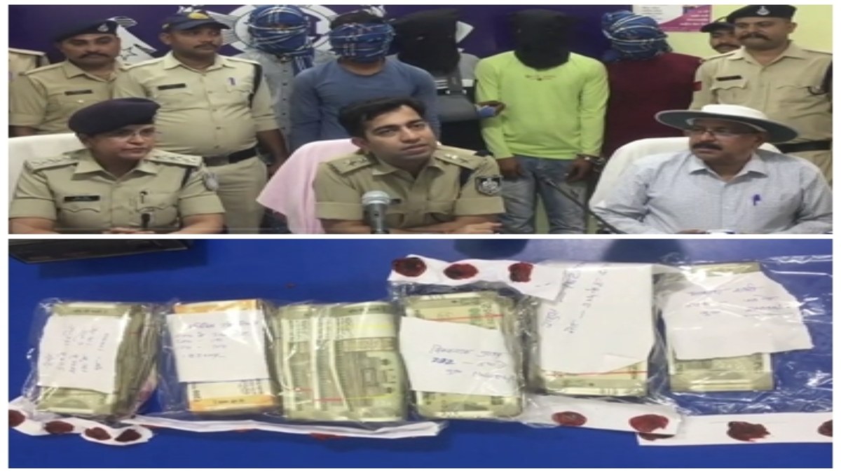 पेट्रोल पंप लूटकांड का खुलासा: 5 आरोपी गिरफ्तार, घटना में प्रयुक्त बाइक और 6.11 लाख कैश जब्त, मैनेजर की कनपटी में कट्टा अड़ाकर की थी वारदात