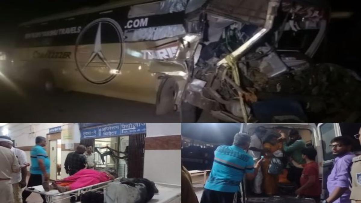 Morena Road Accident: बस ने खड़े डंपर को मारी टक्कर, तीन की मौत, 10 घायल, ग्वालियर से दिल्ली जा रही थी बस
