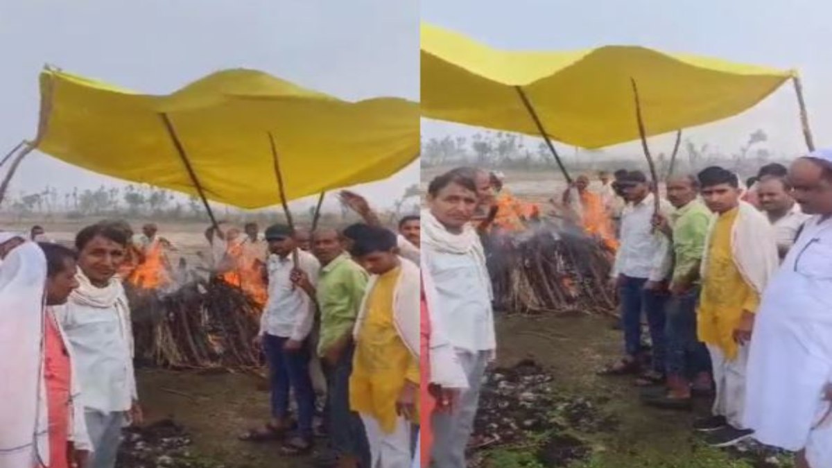 MP में मौत बनी मुसीबत! जनपद सदस्य की मां का तिरपाल के नीचे हुआ अंतिम संस्कार, लोगों ने दिया सहारा, टीन शेड लगाने अल्टीमेटम, आंदोलन की चेतावनी
