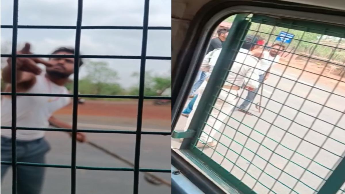 MP में वनकर्मियों से फिर हाथापाई: अतिक्रमण हटाने गए कर्मचारियों को जान से मारने फरसा लेकर दौड़ा युवक, VIDEO वायरल