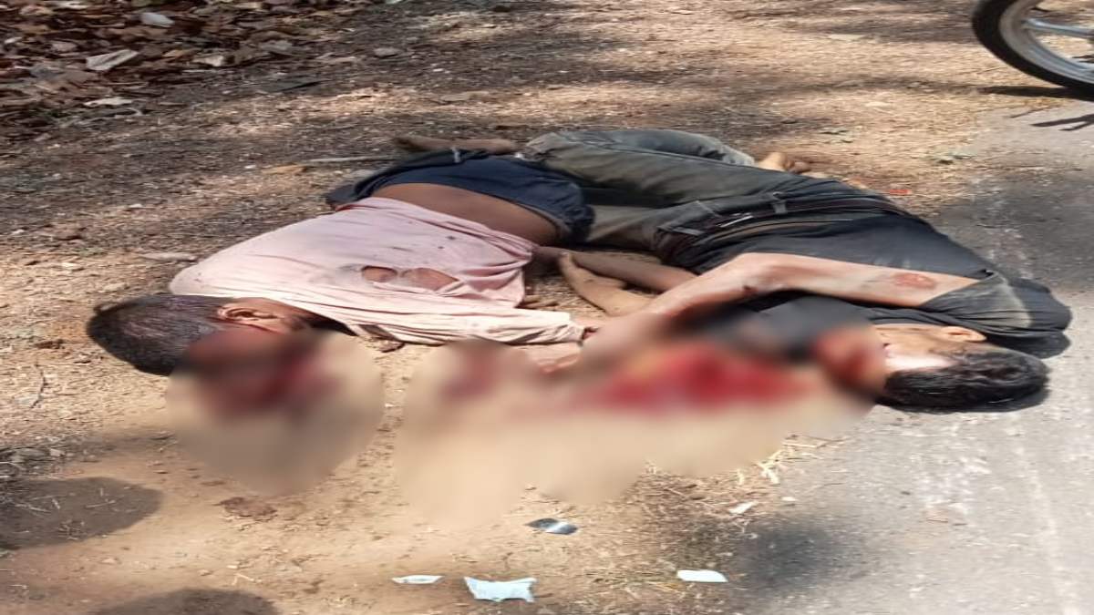 MP सड़क हादसाः बस ने बाइक सवार को कुचला, दो युवकों की मौके पर ही दर्दनाक मौत, एक महिला घायल