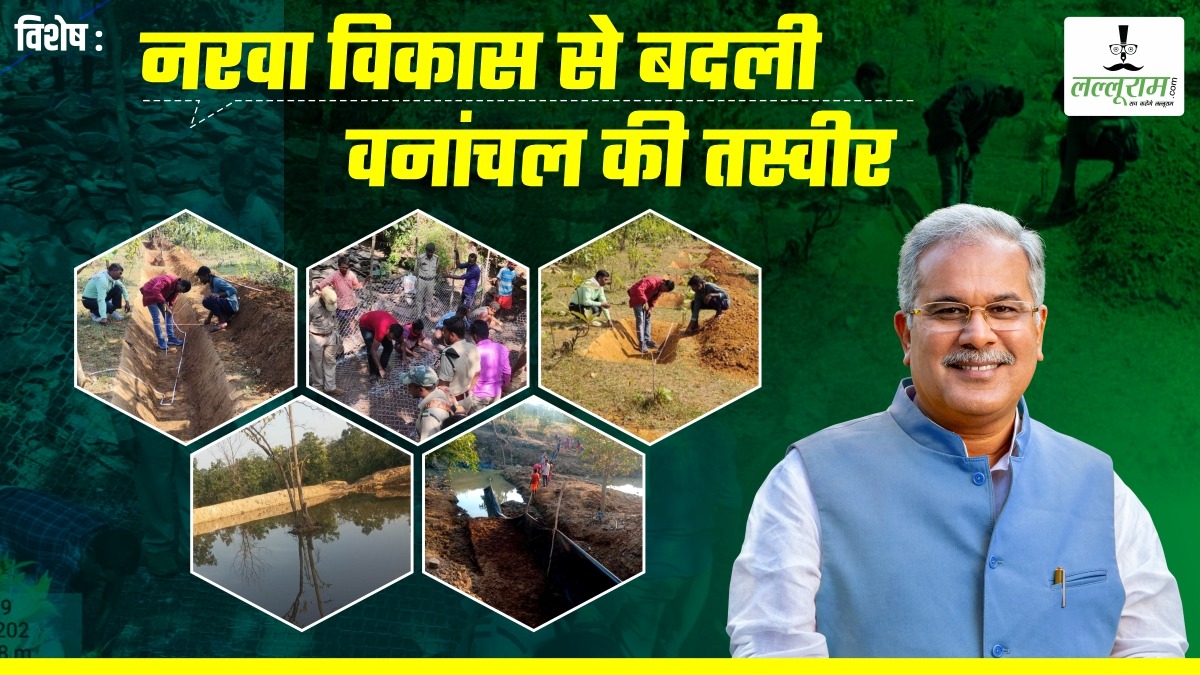 विशेष- नरवा विकास से वनांचल में बिखरी बहार: वन क्षेत्रों के भू-जल स्तर में सुधार, वनवासियों को पेयजल और सिंचाई की व्यवस्था, नदी-नाले और तालाबों की लौटी जान