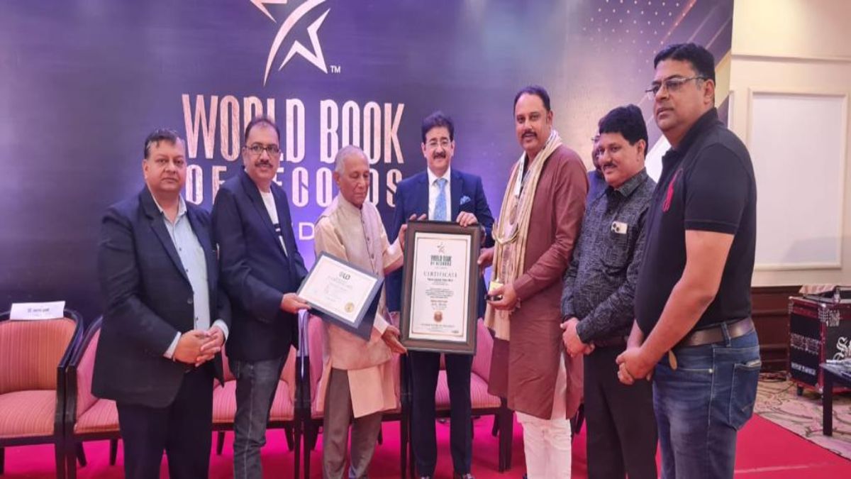 MLA की उपलब्धिः वर्ल्ड बुक ऑफ रिकार्ड लंदन में विशाल पटेल का नाम दर्ज, सबसे लंबी कलश यात्रा का बनाया कीर्तिमान