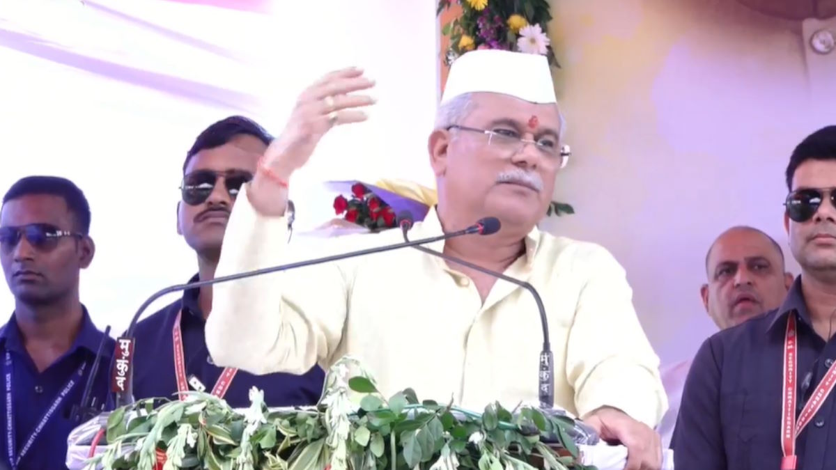 मुख्यमंत्री भूपेश बघेल का तीखा प्रहार, कहा- गाय के नाम पर, राम के नाम पर वोट मांगती है भाजपा, लेकिन न गाय की सेवा करती है, और न राम का काम करती है…