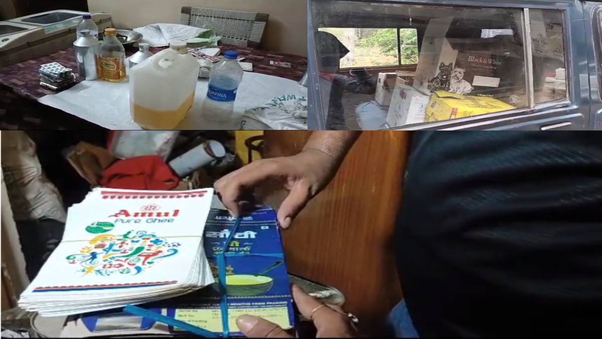 ग्वालियर क्राइम ब्रांच का एक्शन: गोदाम में छापा मारकर जब्त किए नकली घी और शराब, एक आरोपी गिरफ्तार