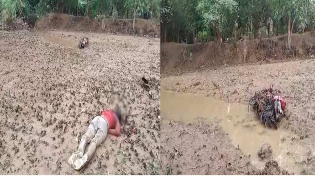 MP में उफनाते नाले में बाइक सहित बहा युवकः सुबह पानी उतरने पर शव और बाइक कुछ दूर में मिला