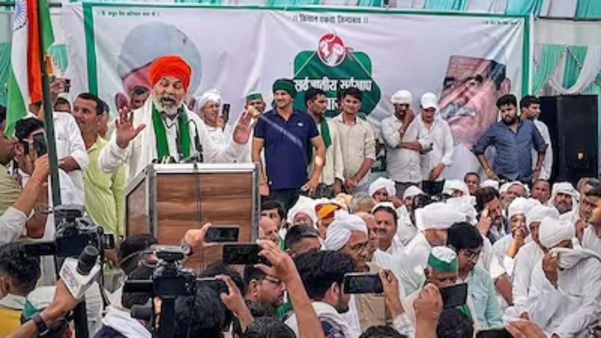 पहलवानों के समर्थन में महापंचायत : राकेश टिकैत बोले- राष्ट्रपति और इंटरनेशनल कुश्ती फेडरेशन के सामने रखेंगे मामला