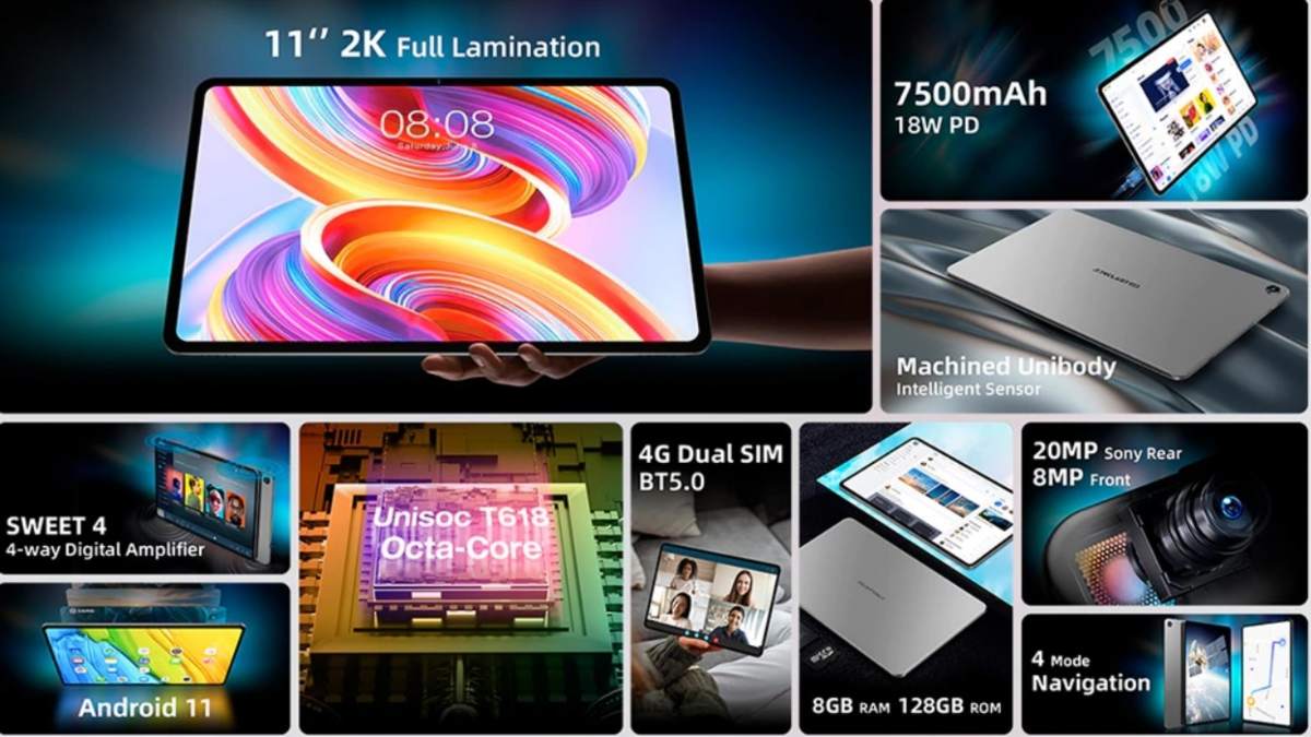 Teclast T50 टैबलेट लॉन्च, कम दाम में ऐसे हैं फीचर्स…