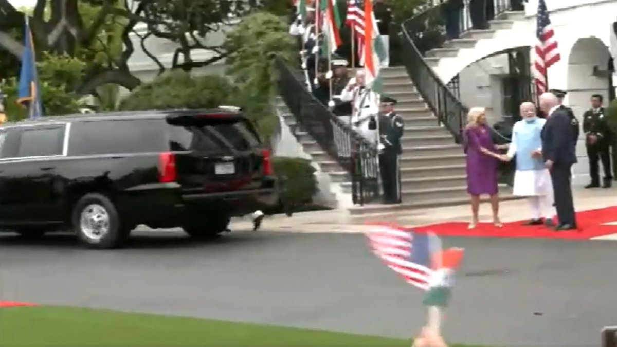 PM MODI का White House में Grand Welcome: Joe Biden ने Red Carpet पर किया स्वागत, जमकर लगे मोदी-मोदी के नारे