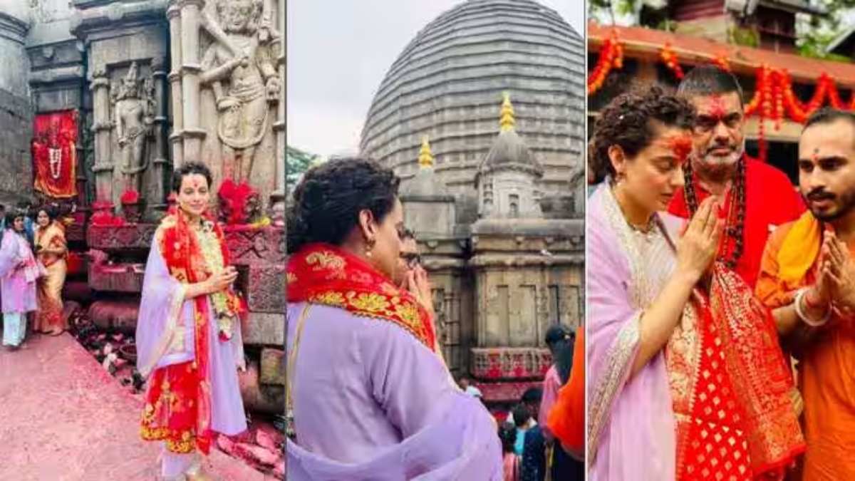 कामाख्या देवी मंदिर में नजर आईं कंगना रनौत, जानिए एक्ट्रेस ने VIDEO शेयर कर क्या कहा ?